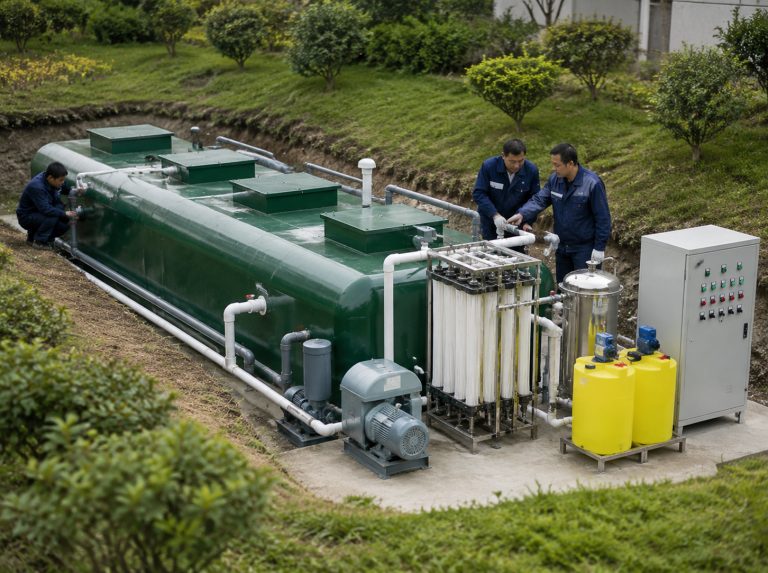 松岭区地埋式AAO/MBR生活污水处理设备